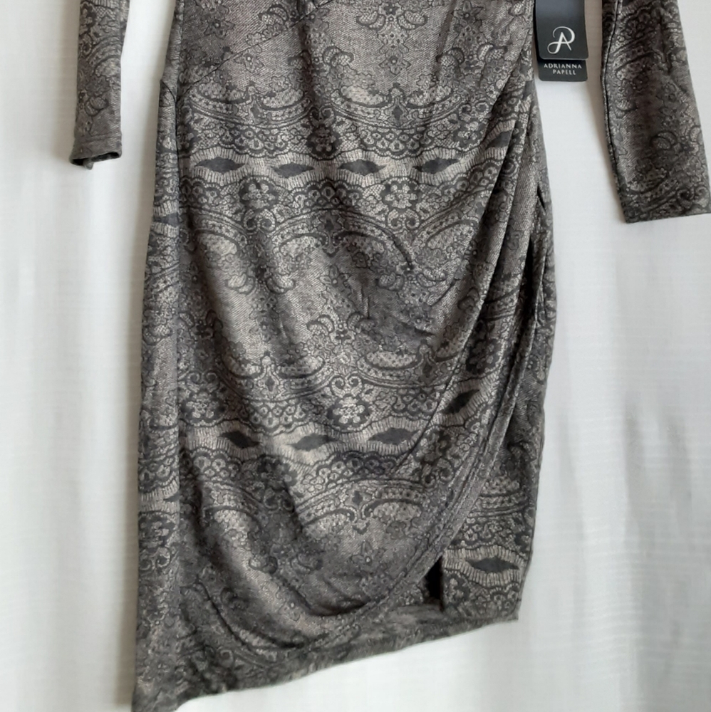 Adrianna papell dress long sleves - Picture 7 of 10